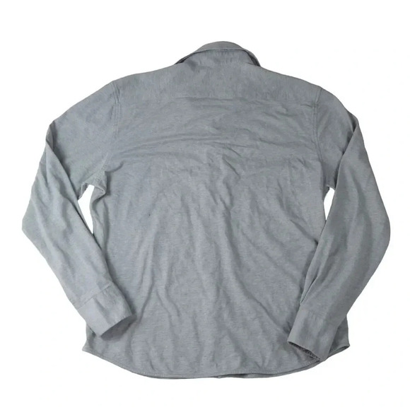 Twillory Shirt Untuckabl Mens Large Ash Gray Tailored Performance Button Up - Picture 4 of 10